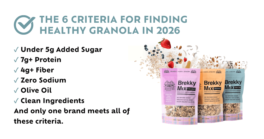 How to Find a Healthy Granola in 2026: What Federal Guidelines and Science Actually Recommend - Merricks Kitchen