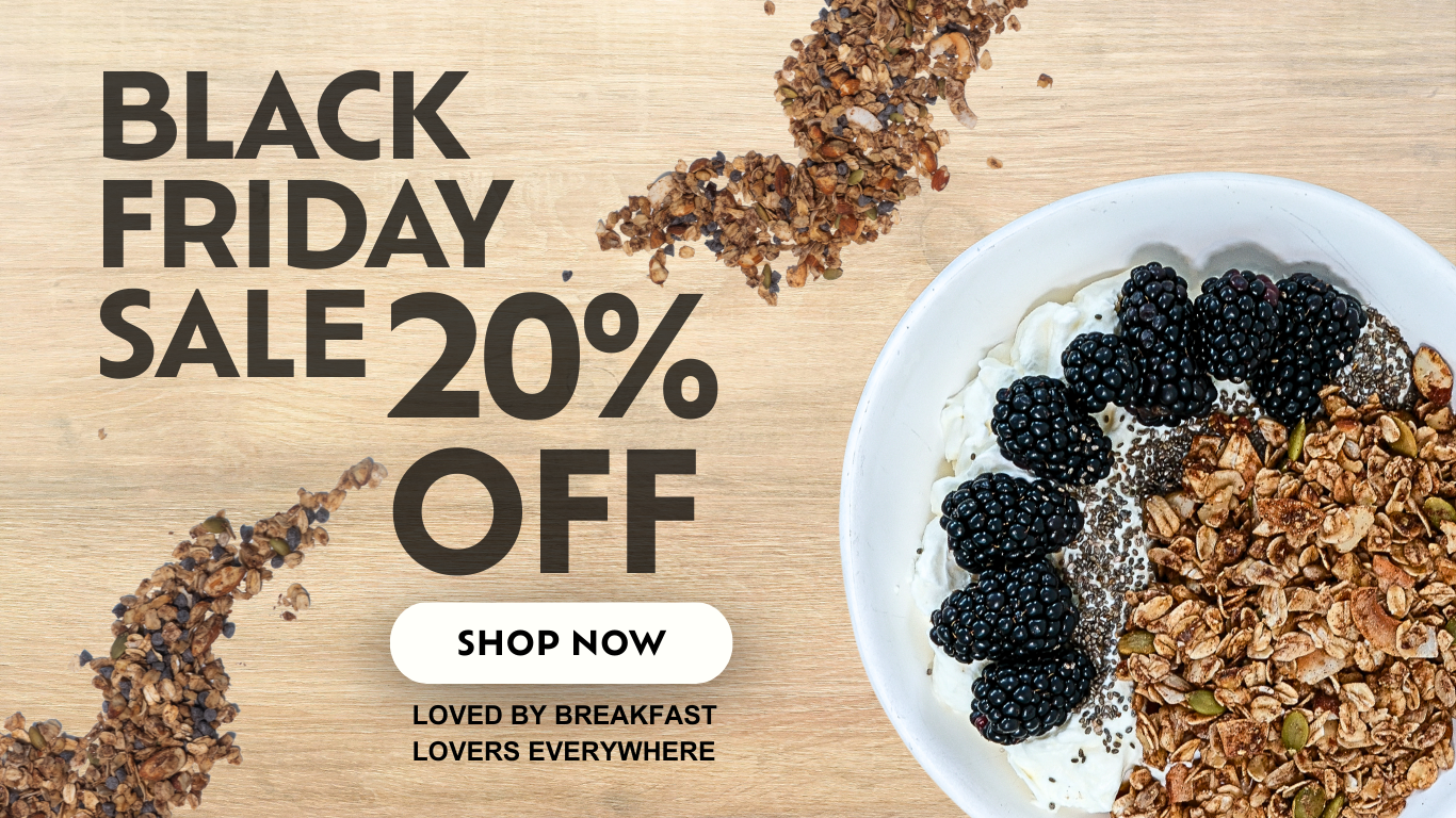 The healthiest granola Brekky Mix is 20 percent off for Black Friday