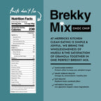 Brekky Mix Choc Chip - chocolate granola nutrition facts Merricks Kitchen