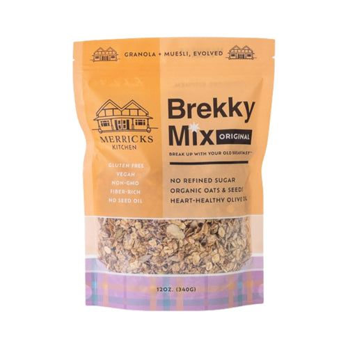 Brekky Mix Original package - Low Sugar Gluten Free Granola with Olive Oil by Merricks Kitchen
