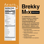 Brekky Mix Original -low sugar gluten free granola nutrition facts Merricks Kitchen