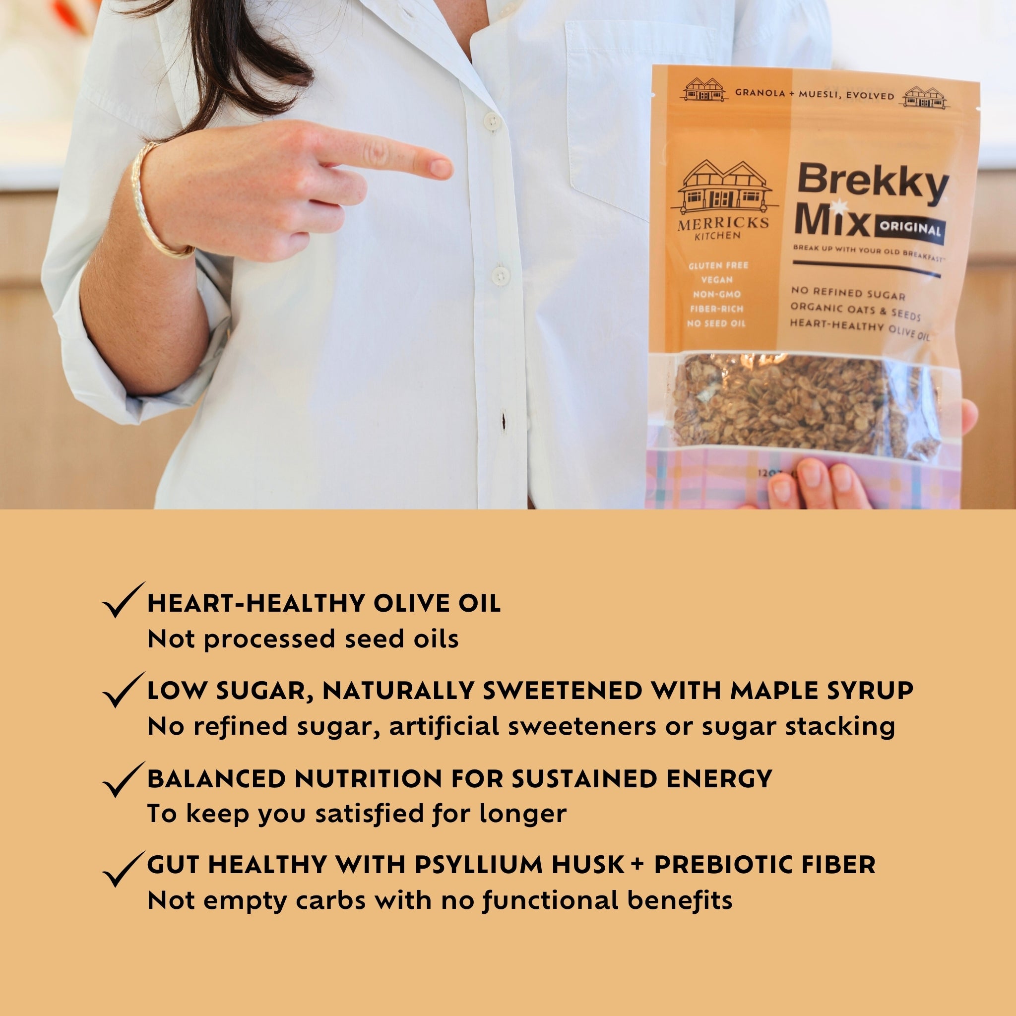 Brekky Mix Original healthy granola is the perfect gift for hard to buy for people